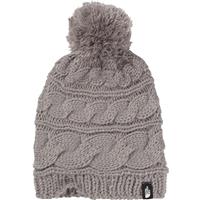 The North Face Triple Cable Pom Beanie - Women's - Metallic Silver