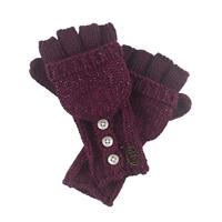 Turtle Fur Giselle Convertible Mittens - Women's - Meteor