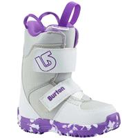 Burton Mini Grom Snowboard Boot - Youth - White / Purple