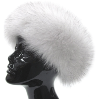 Mitchie's Matchings Fur Headband - Women's - Natural Blue Fox