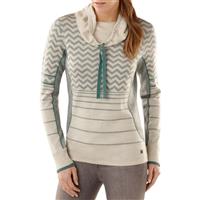 Smartwool Optic Frills Double Knit Pullover - Women's - Natural Heather
