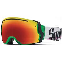 Smith I/O 7 Goggle - Neon Baron Von Fancy Frame with Red Sol-X Lens