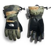The North Face Montana Etip Gore-tex Glove - Youth - Burnt Olive Green Camo
