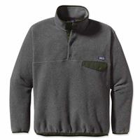 Patagonia Synchilla Snap-T Pullover - Men's - Nickel with Urbanist Green