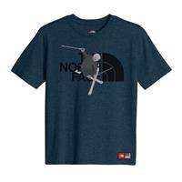 The North Face IC Tri-Blend T-Shirt - Boy's - Cosmic Blue Heather