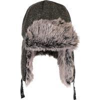 Obermeyer Trapper Knit Hat with Faux Fur - Men's - Grey Matter (18007)
