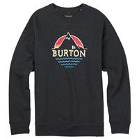 Burton Panorama Crew Pullover - Men's - True Black Heather