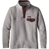 Patagonia Cotton Quilt Snap-T Pullover - Women's - Drifter Grey / Dark Ruby
