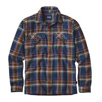 Patagonia Long Sleeve Fjord Flannel Shirt - Men's - Blue Ox / Navy