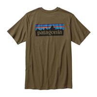 Patagonia P-6 Logo Cotton T-Shirt - Men's - Fatigue Green