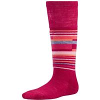 Smartwool Wintersport Stripe Socks - Youth - Persian Red
