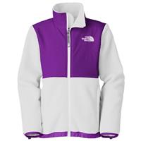 The North Face Denali Jacket - Girl's - R TNF White / Pixie Purple