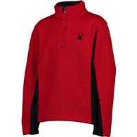 Spyder Core Sweater Fleece T-Neck - Boy's - Red / Black