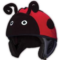 Mental Lady Bug Helmet Cover - Red