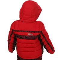 Spyder Mini Puff Jacket - Boy's - Red / Web/Bug Print