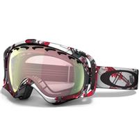 Oakley Crowbar Goggle - Red White Shattered Frame / VR50 Pink Iridium Lens (57-117)