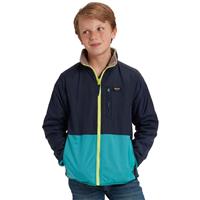 Burton Snooktwo Reversible Fleece Jacket - Boy's - Dress Blue / Sterling