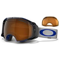 Oakley Airbrake Snow Goggle - Spectrum Blue Frame / Black Iridium Lens + Persimmon Lens (57-732)