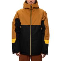 686 Static Insulated Jacket - Men's - Golden Brown Colorblock