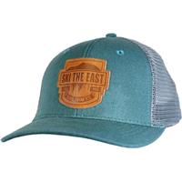 Ski the East Born From Ice Canvas Trucker Hat - Mountain Moss