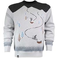 Ski the East Powder Day Shredder Sweater - Men's - Black / Gray