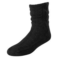 Terramar Slipper Socks with Gripper Dots - Women's - Black Solid