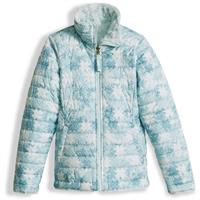 The North Face Reversible Mossbud Swirl Jacket - Girl's - Blue Snowflake