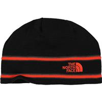 The North Face Logo Beanie - TNF Black / Acrylic Orange