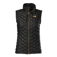 The North Face Thermoball Vest - Women's - TNF Black / Curry Gold