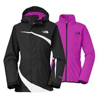 The North Face Mountain View Triclimate Jacket - Girl's - TNF Black / TNF White