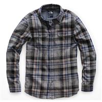The North Face Arroyo Flannel Longsleeve Shirt - Men's - Asphalt Grey Barrows Plaid