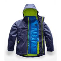 The North Face Boundary Triclimate Jacket - Boy's - Blue / Lime Green