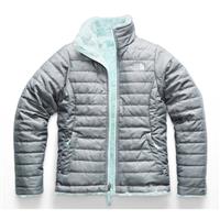 The North Face Reversible Mossbud Swirl Jacket - Girl's - Medium Grey Heather