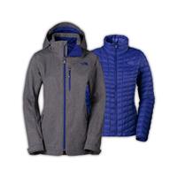 The North Face Thermoball Snow Triclimate Parka - Women's - Graphite Grey Heather