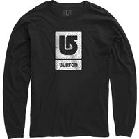 Burton Logo Vertical Fill LS Shirt - Men's - True Black