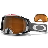 Oakley Airbrake Snow Goggle - USA Olympic  Frame / Black Iridium Lens + Persimmon Lens (59-281)