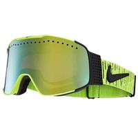 Nike Fade Goggle - Volt / Black Frame with Smoke Gold Ion / Yellow Red Ion Lens
