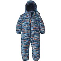 Patagonia Baby Snow Pile One-Piece - Youth - Play Stripe / Woolly Blue