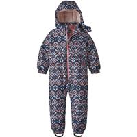 Patagonia Baby Snow Pile One-Piece - Youth - Tundra Cluster Texture / Rosebud Pink