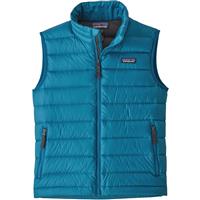 Patagonia Down Sweater Vest - Boy's - Balkan Blue w/ Forge Grey