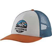Patagonia Fitz Roy Scope LoPro Trucker Hat - White with Desert Orange (WDOR)