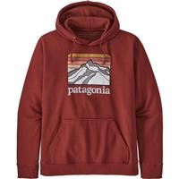 Patagonia Line Logo Ridge Uprisal Hoody - Men's - Barn Red (BARR)