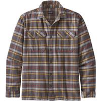 Patagonia Long Sleeve Fjord Flannel Shirt - Men's - Independence / Forge Grey (IFGR)