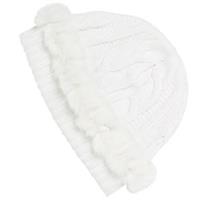 Nils Solid Hat with Fur - Women's - White