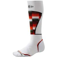 Smartwool PHD Ski Medium Pattern Socks- Men's - White