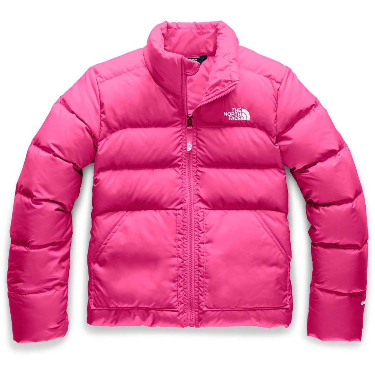 pink north face coat