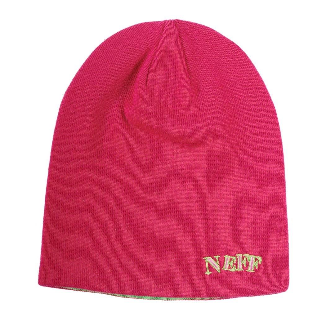 neff hot pink beanie