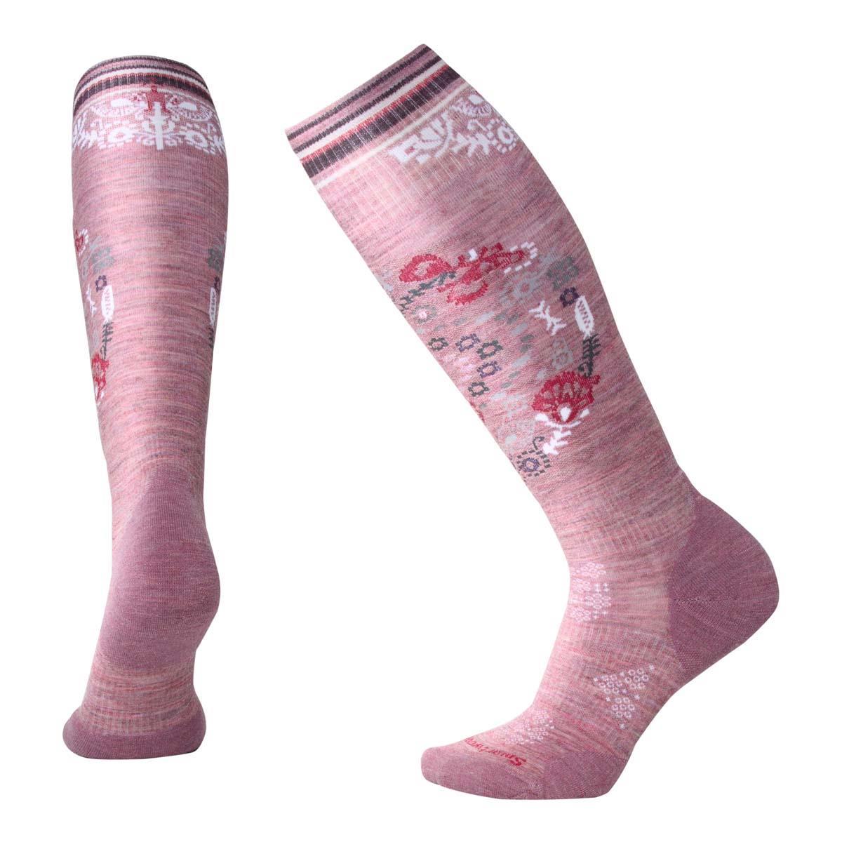 smartwool phd light elite pattern ski socks