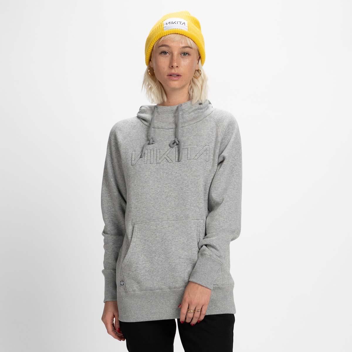 gray pullover hoodie women's